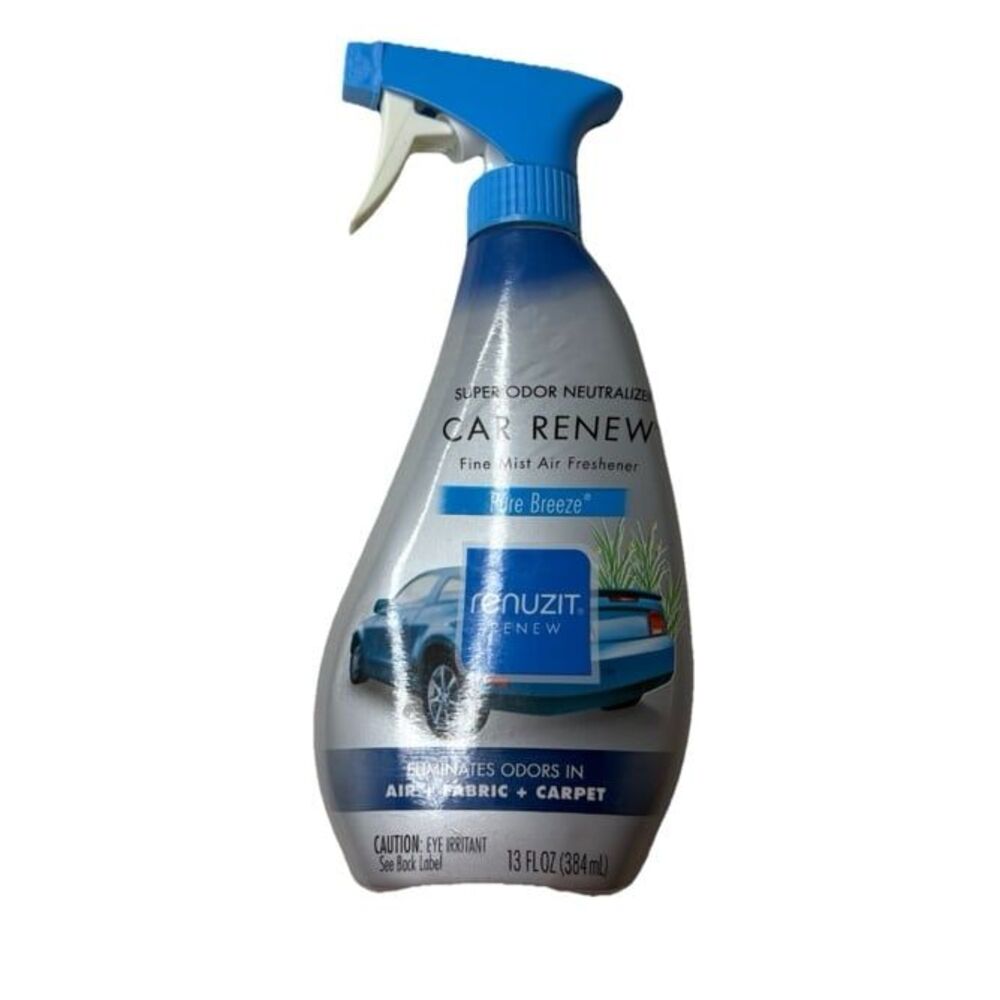 Renuzit Car Renew Super Odor Neutralizer Pure Breeze Air Freshener 13 fl oz used